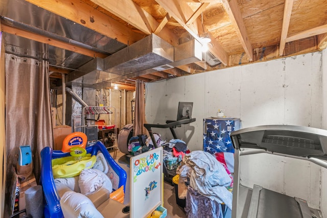 711 W Benham St, Kirkland, IL 60146 - view of unfinished basement