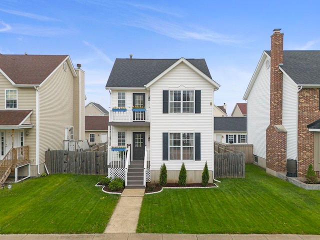 711 W Benham St, Kirkland, IL 60146 - view of front of property with a balcony
