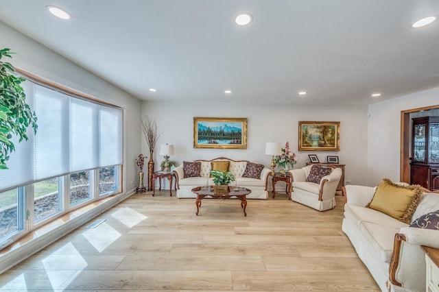 1716 N Beech Rd, Mount Prospect, IL 60056 - living room with recessed lighting and light wood-style flooring