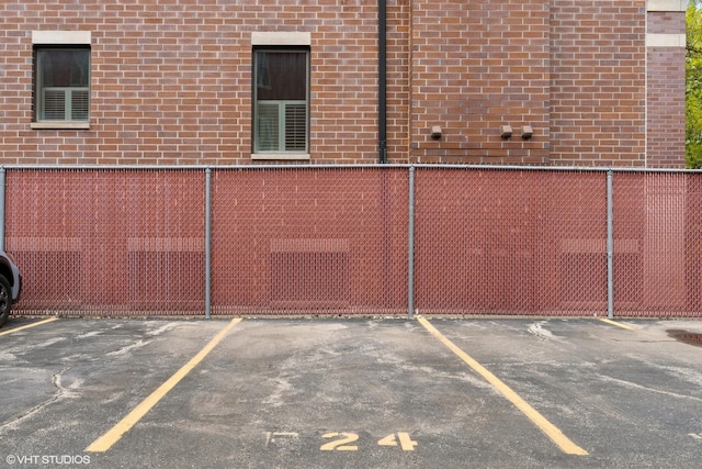 exterior space with fence