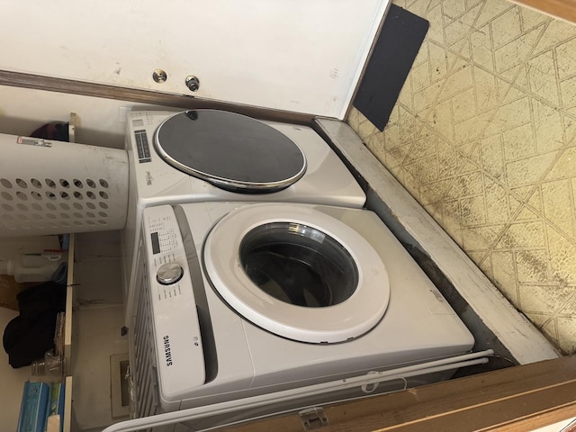 washroom featuring laundry area