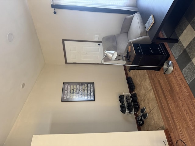 view of unfurnished living room