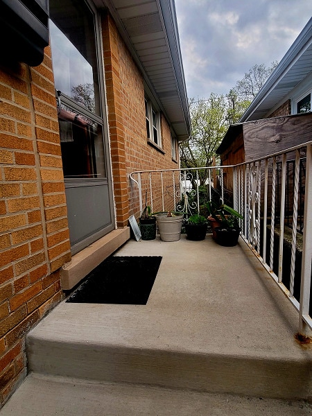 3843 Dempster St, Skokie, IL 60076 - view of side of home with brick siding