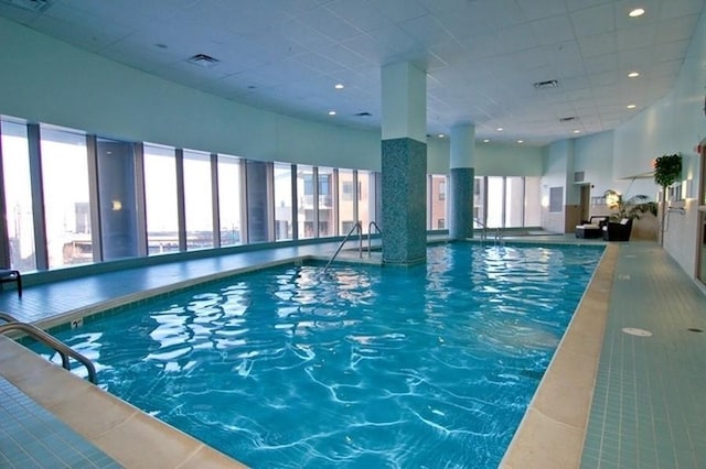 view of indoor community pool