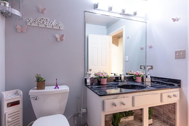 695 Cassandra Ln, University Park, IL 60466 - half bathroom featuring vanity and toilet
