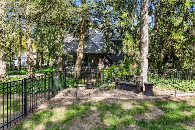 view of fenced yard