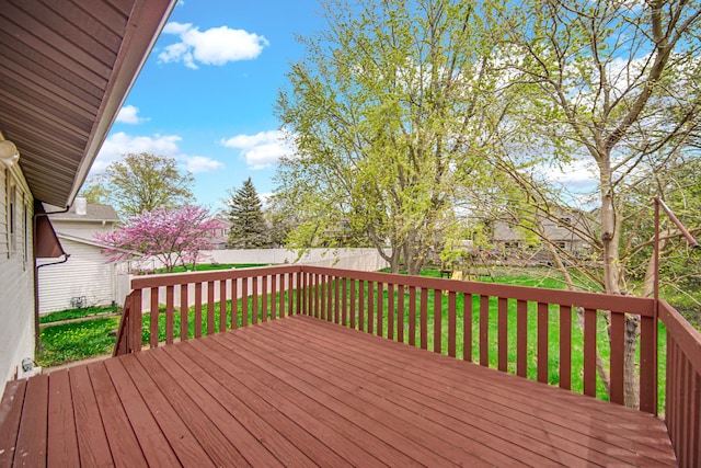 9 Shilling Ct, Bolingbrook, IL 60440 - wooden deck featuring a yard and a fenced backyard