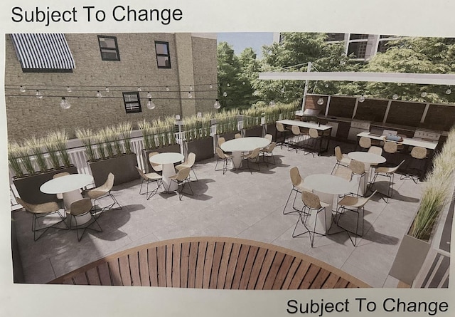 view of patio / terrace with outdoor dining area