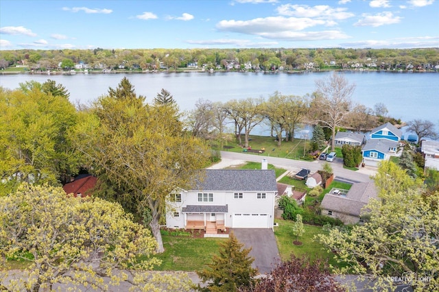 4520 W Shore Dr, Wonder Lake, IL 60097 - bird's eye view of a nearby body of water