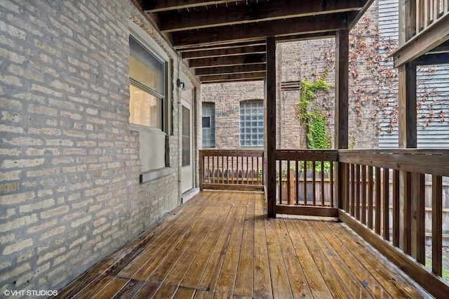 3903 N Claremont Ave Unit 1, Chicago, IL 60618 - view of wooden deck