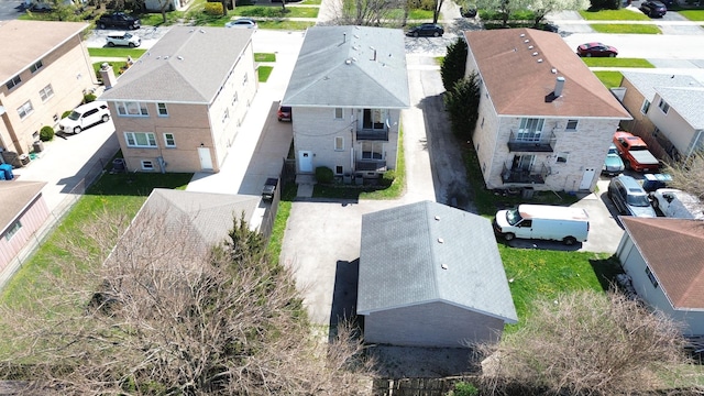 drone / aerial view featuring a residential view