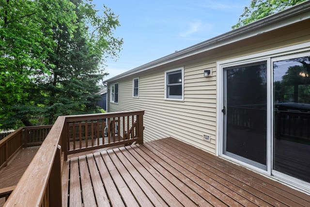3110 Still Hill Dr, Mchenry, IL 60050 - view of wooden deck