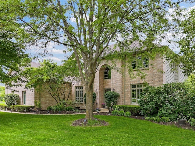 1759 Baybrook Ln, Naperville, IL 60564 - view of front of house featuring a front lawn and brick siding