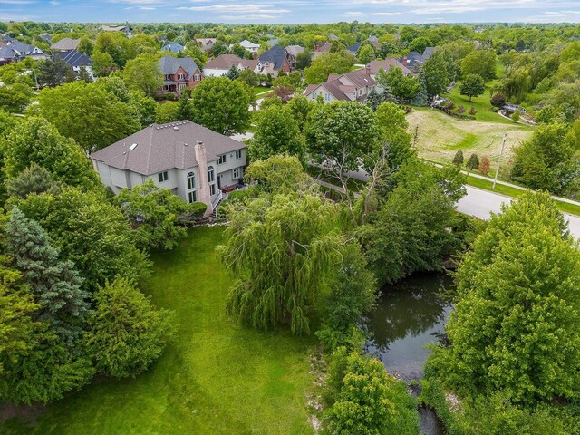 1759 Baybrook Ln, Naperville, IL 60564 - aerial perspective of suburban area with a nearby body of water