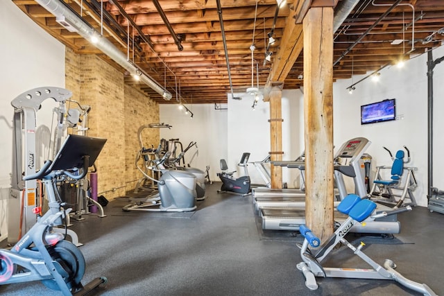 view of exercise room
