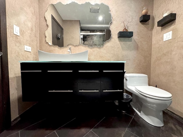 660 Londonberry Ln, Bolingbrook, IL 60440 - bathroom featuring vanity, toilet, and tile patterned flooring