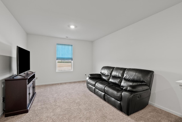 10407 Morse Pl, Crown Point, IN 46307 - living room featuring baseboards and carpet flooring