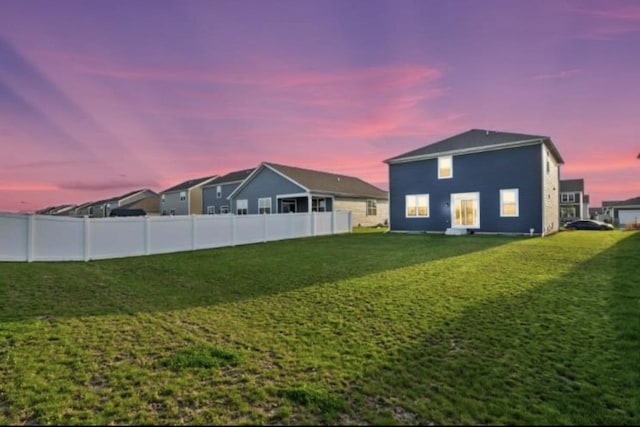 10407 Morse Pl, Crown Point, IN 46307 - exterior space featuring fence and a yard