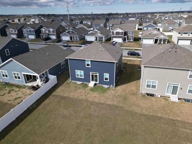 10407 Morse Pl, Crown Point, IN 46307 - bird's eye view with a residential view