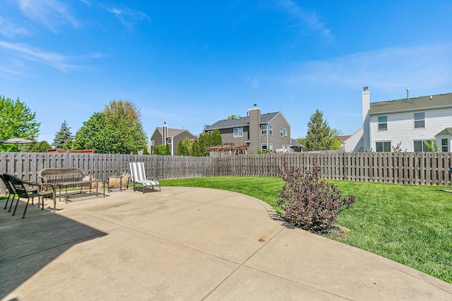 10134 Ashley St, Huntley, IL 60142 - view of patio featuring a residential view