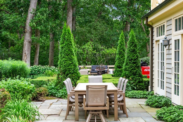 view of patio / terrace with outdoor dining area