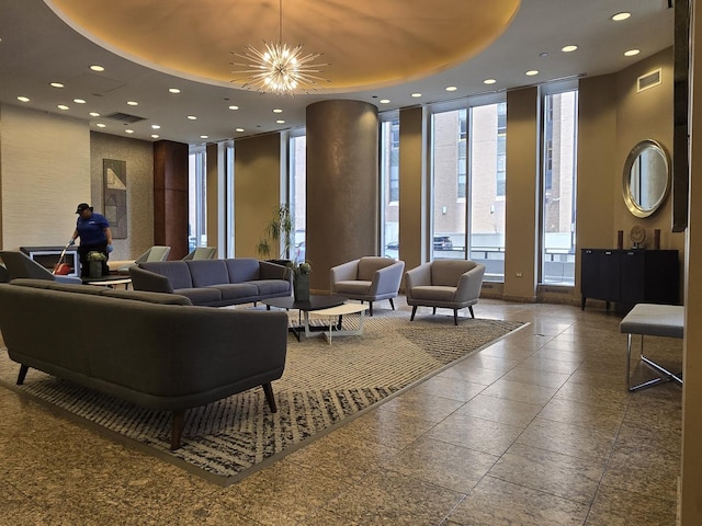 common area featuring visible vents