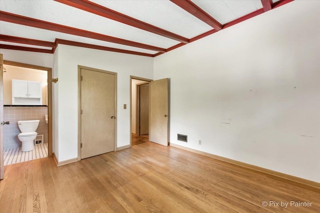 5010 Shady Oaks Ln, Crystal Lake, IL 60012 - unfurnished bedroom with light wood-style floors and ensuite bathroom