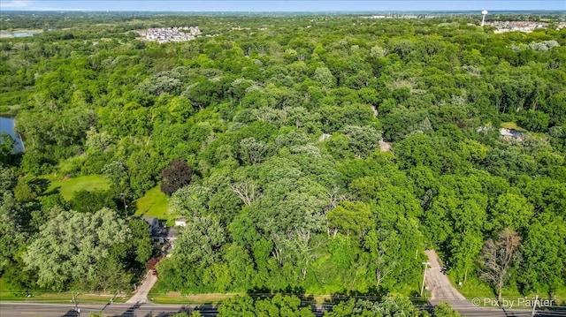 5010 Shady Oaks Ln, Crystal Lake, IL 60012 - bird's eye view of a heavily wooded area