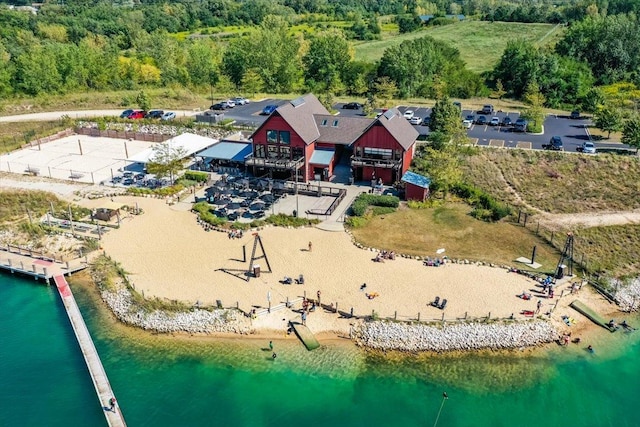 5010 Shady Oaks Ln, Crystal Lake, IL 60012 - drone / aerial view of a large body of water