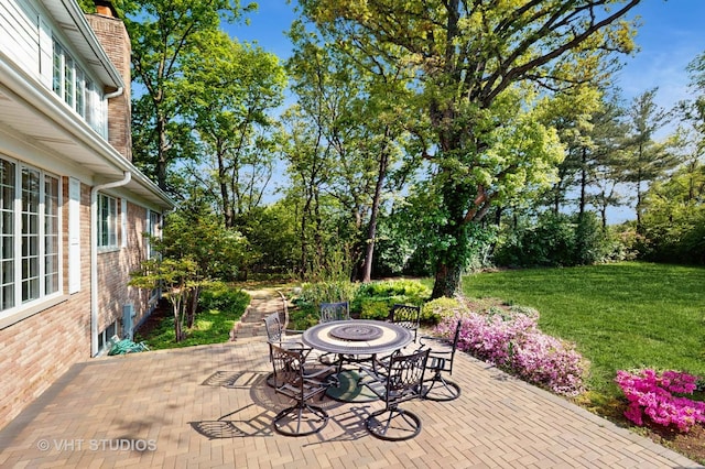8980 N Enclave Dr, Burr Ridge, IL 60527 - view of patio / terrace