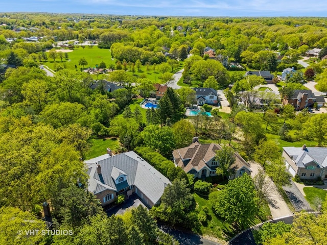 8980 N Enclave Dr, Burr Ridge, IL 60527 - aerial perspective of suburban area