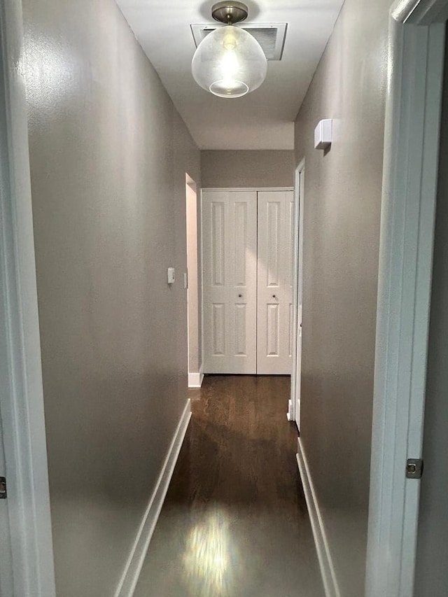 607 W Maude Ave, Arlington Heights, IL 60004 - hall with dark wood-style flooring and baseboards