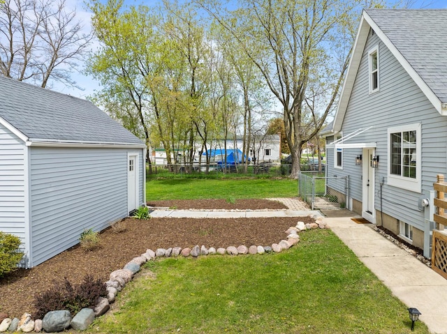 112 E Page St, Elkhorn, WI 53121 - view of yard with fence