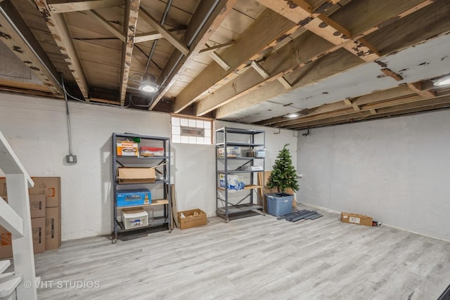3917 Home Ave, Stickney, IL 60402 - basement with wood finished floors