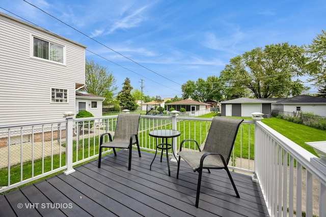 3917 Home Ave, Stickney, IL 60402 - deck featuring a lawn and a residential view