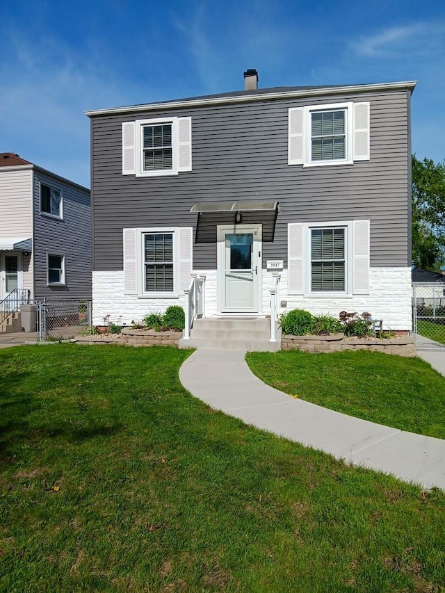 3917 Home Ave, Stickney, IL 60402 - view of front facade with stone siding