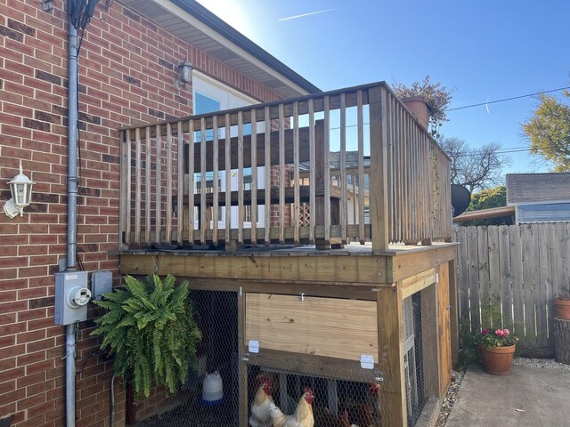 2126 N Kostner Ave, Chicago, IL 60639 - deck with exterior structure and fence