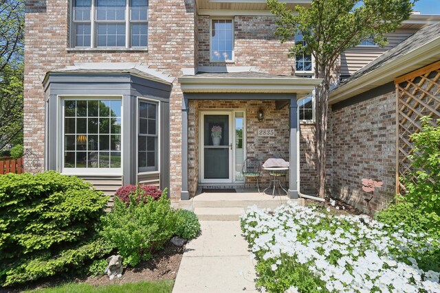 2835 Randall Ridge Ct, Elgin, IL 60124 - view of exterior entry featuring brick siding