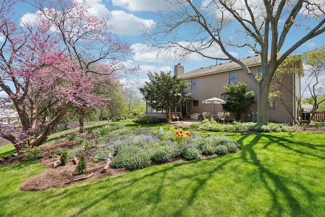 2835 Randall Ridge Ct, Elgin, IL 60124 - view of green lawn featuring a patio area