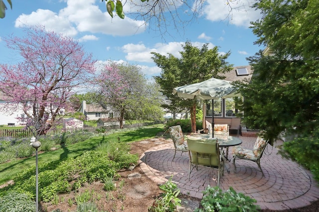 2835 Randall Ridge Ct, Elgin, IL 60124 - view of patio with fence and outdoor dining area