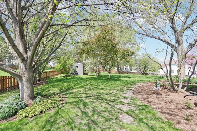 2835 Randall Ridge Ct, Elgin, IL 60124 - view of yard with a storage shed and an outdoor structure