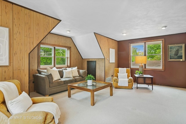 625 Greenbriar Ln, Lake Forest, IL 60045 - carpeted living room with wood walls