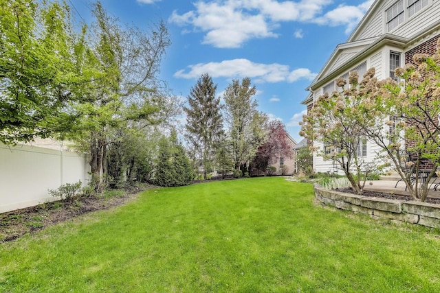 view of yard