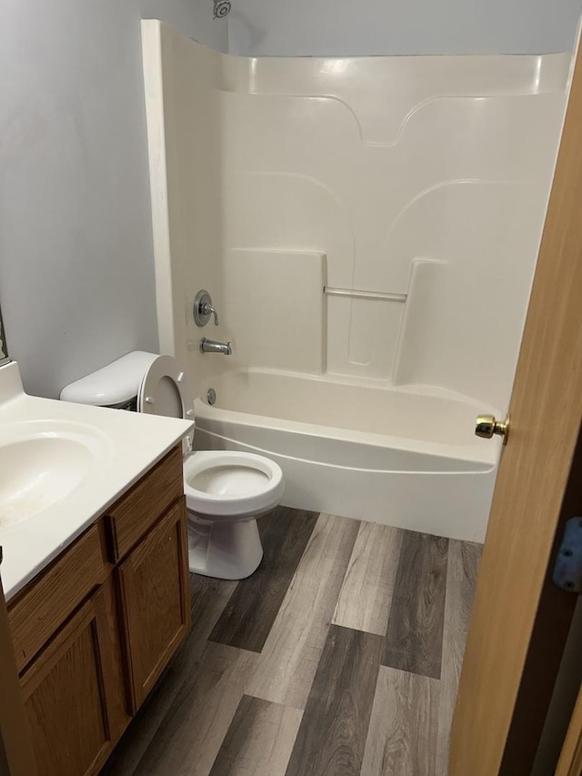 272 Aspen Cir, Gilberts, IL 60136 - full bath with vanity, shower / bathing tub combination, toilet, and wood finished floors