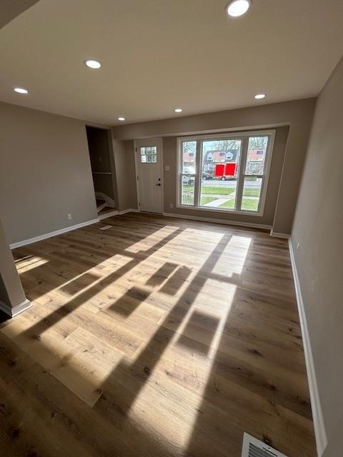 1473 Wentworth Ave, Calumet City, IL 60409 - spare room featuring recessed lighting and wood finished floors