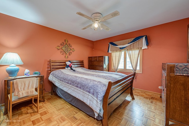 400 Illinois Rd, Frankfort, IL 60423 - bedroom with ceiling fan and baseboards