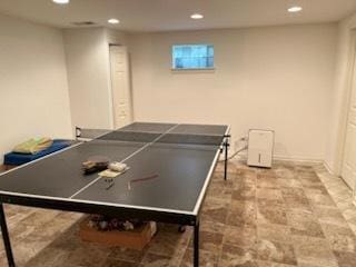 400 Illinois Rd, Frankfort, IL 60423 - recreation room with recessed lighting
