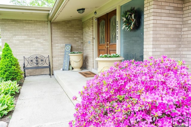 2312 Robertson Ln, Flossmoor, IL 60422 - property entrance with brick siding