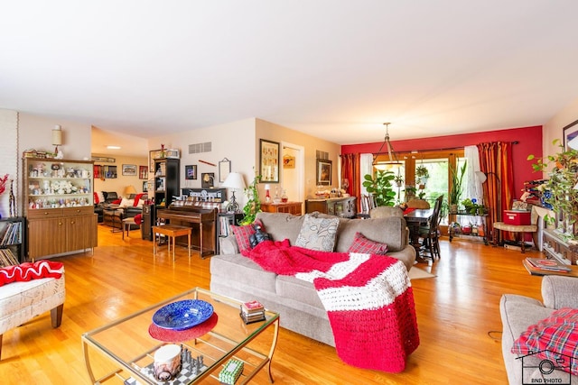 2312 Robertson Ln, Flossmoor, IL 60422 - living room featuring light wood-style floors