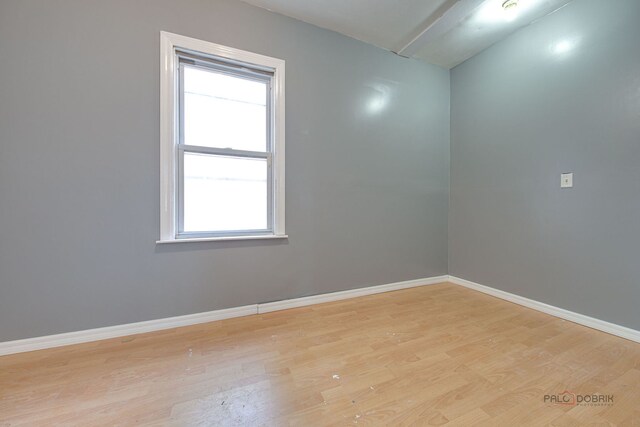 3117 S 53rd Ave, Cicero, IL 60804 - unfurnished room featuring baseboards, plenty of natural light, and light wood-style flooring